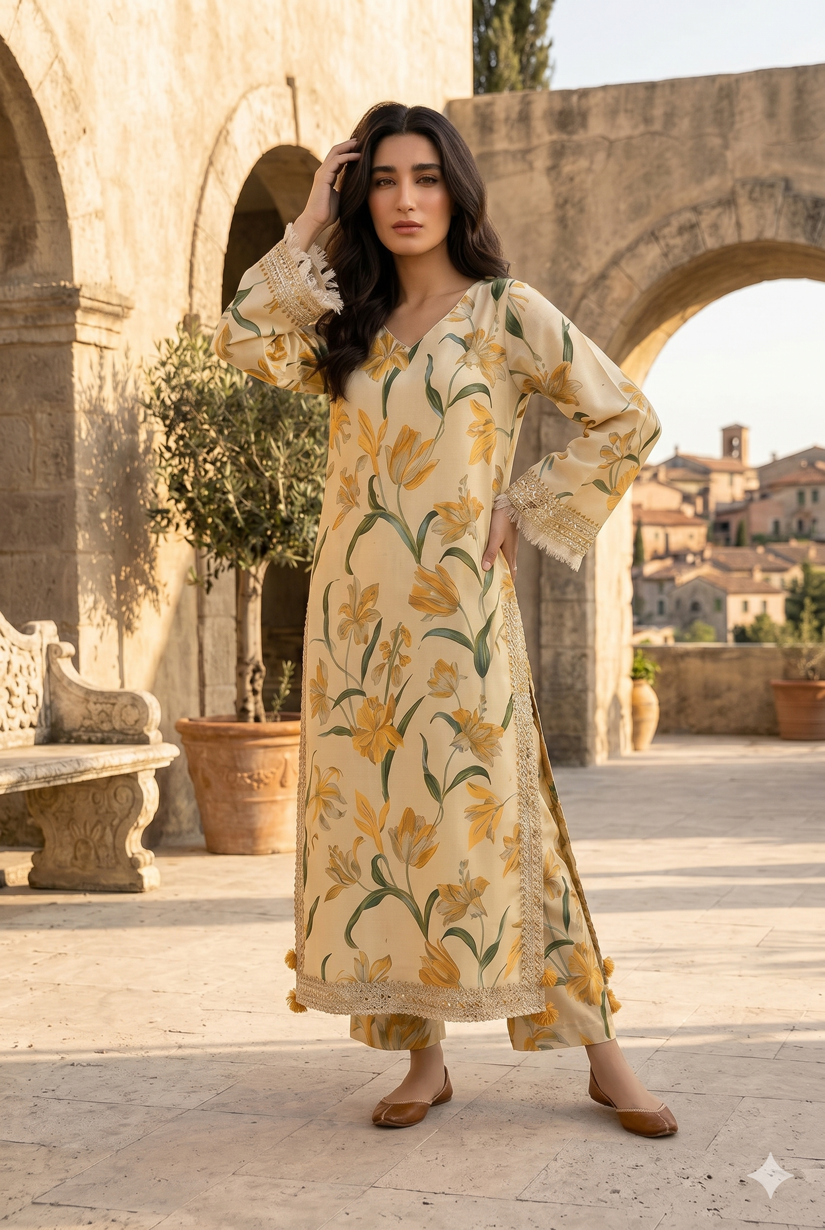 Floral - Stitched 2-Piece Lawn Suit